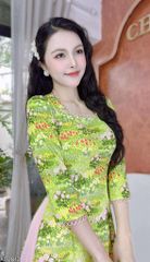 Áo Dài Vòng Tròn Tí Hon AD2812 (áo lẻ)