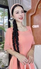 Áo Dài 4 Tà Tay Sóng 2 Tầng AD9003.1634 (áo lẻ)