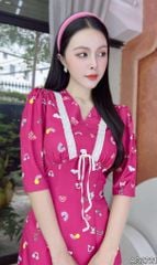 Áo Dài Dây Nhung Mini AD9002.2721 (áo lẻ)