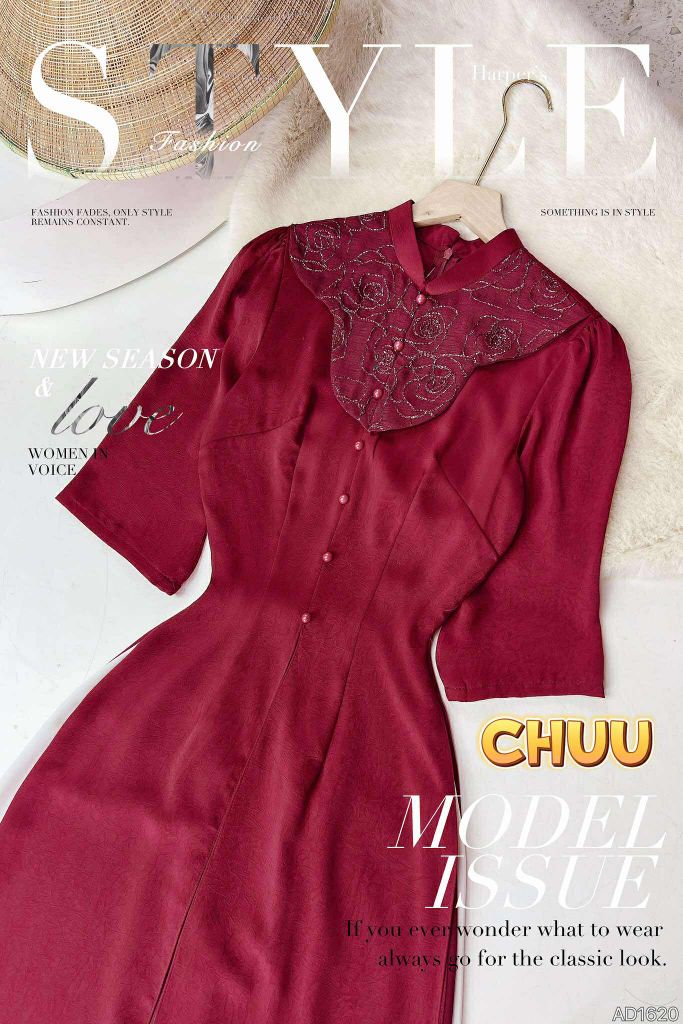 Áo Dài 4T Khuynh Thành AD1620 (áo lẻ)