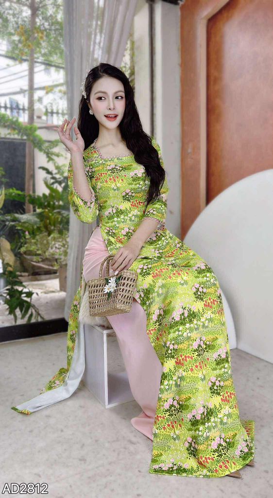 Áo Dài Vòng Tròn Tí Hon AD2812 (áo lẻ)