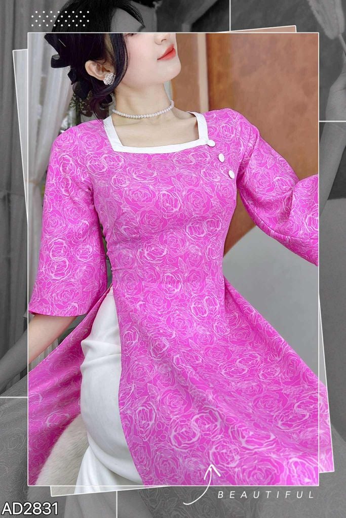 Áo Dài Phỉ Thúy AD2831 (áo lẻ)