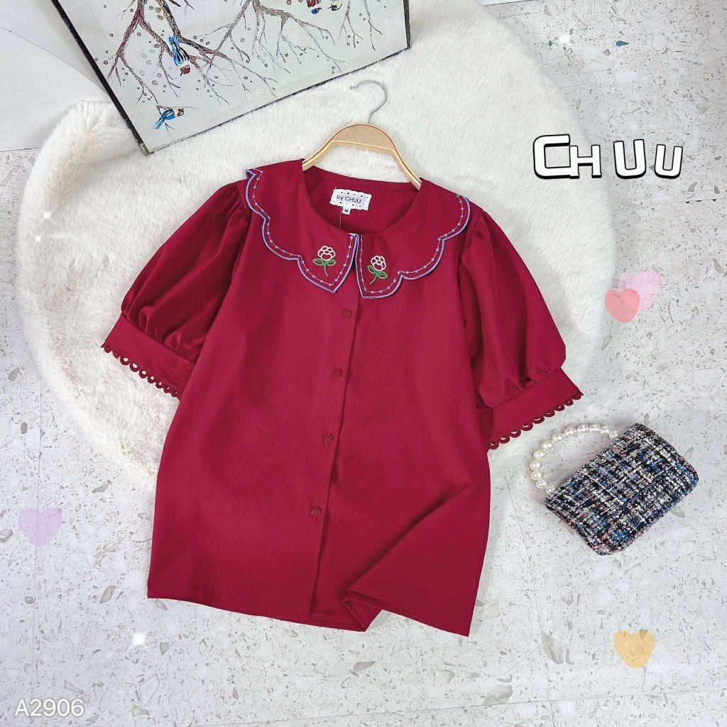 Áo Sơ Mi Hoa Trên Cỏ A2906