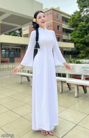 Áo Dài Truyền Thống Tay Xòe AD2785 (áo lẻ)