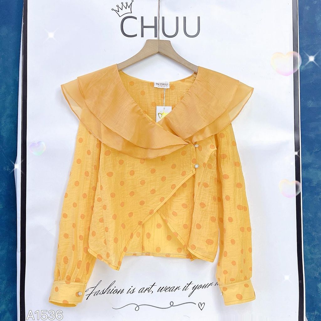 Áo Tơ Đôi Bèo To A9001.1536