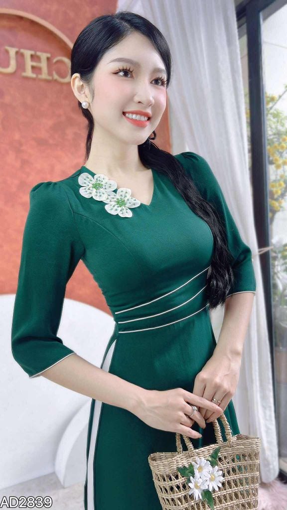 Áo Dài Phú Quý AD2839 (áo lẻ)