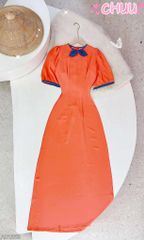 Áo Dài Lụa Ý TIE AD1653 (áo lẻ)