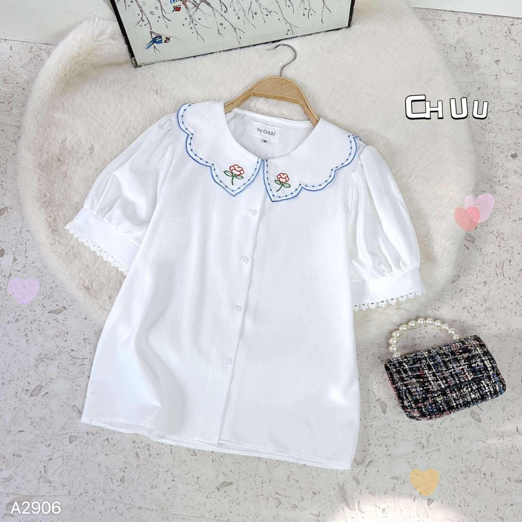 Áo Sơ Mi Hoa Trên Cỏ A2906
