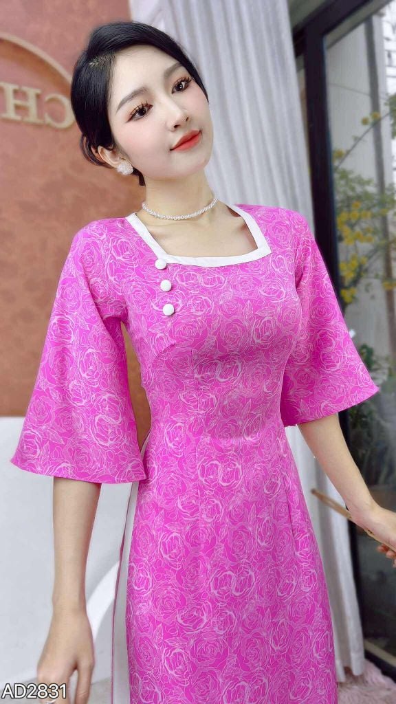 Áo Dài Phỉ Thúy AD2831 (áo lẻ)