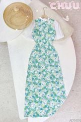 Áo Dài Cổ Xéo Bí Bo AD1404 (áo lẻ)