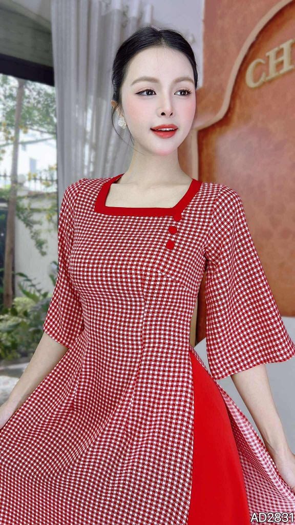 Áo Dài Phỉ Thúy AD2831 (áo lẻ)
