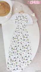 Áo Dài Tay Ép Hoa 5C AD2701 (áo lẻ)