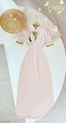 Áo Dài Cành Trúc Đong Đưa (PK) AD1443 (áo lẻ)