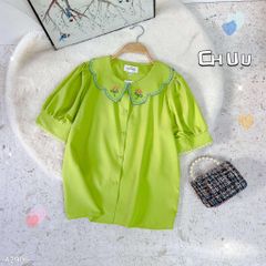 Áo Sơ Mi Hoa Trên Cỏ A2906