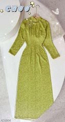 Áo Dài Hoa Giấy Xoay AD2804 (áo lẻ)