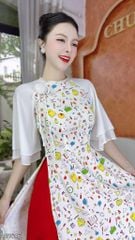 Áo Dài Tay Tơ Music (PK) AD1646 (áo lẻ)