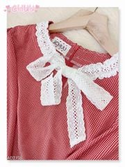 Áo Dài Mắt Cáo Cổ Boi AD2718 (áo lẻ)