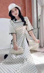 Áo Dài Cotton Bibo+PK AD9002.2879 (áo lẻ)