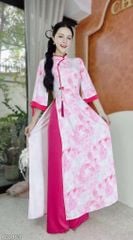 Áo Dài Giấc Mơ Trưa+PK AD2863 (áo lẻ)