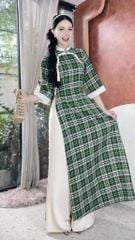 Áo Dài Thượng Hải+PK AD2865 (áo lẻ)