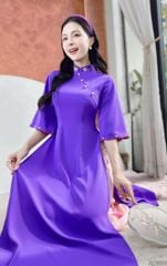 Áo Dài Bông Mai White AD9001.1500 (áo lẻ)
