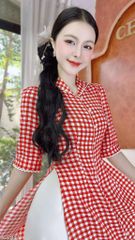 Áo Dài Caro San San AD9002.2847 (áo lẻ)