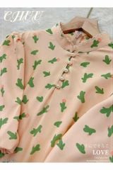 Áo Dài Tay Bồng Hạt Đậu AD1468 (áo lẻ)