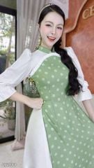 Áo Dài Mâm Xôi 4T AD2800 (áo lẻ)