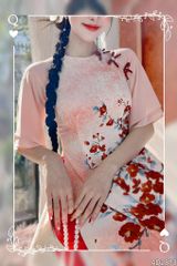 Áo Dài Ánh Nhiệm Màu AD2873 (áo lẻ)
