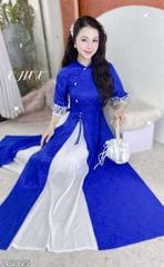 Áo Dài 3T Quyên Cát+PK AD2825 (áo lẻ)