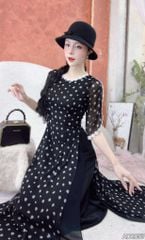 Áo Dài 4T Bong Bóng Mùa Hoa AD2857 (áo lẻ)