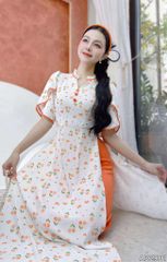 Áo Dài Nút Bong Bóng Bay AD2901 (áo lẻ)