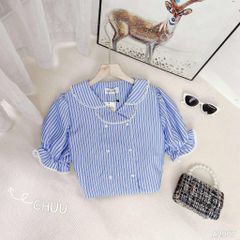 Áo Sơ Mi 2 Cổ Nút Đôi A2907