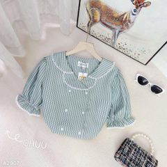 Áo Sơ Mi 2 Cổ Nút Đôi A2907