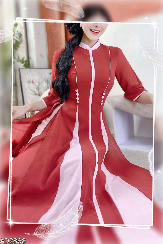 Áo Dài 4T Vương Hậu AD2868 (áo lẻ)