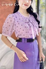 Áo Tơ Hồng Yến Yến (PK) A2859