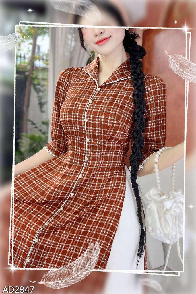 Áo Dài Caro San San AD2847 (áo lẻ)