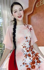 Áo Dài Ánh Nhiệm Màu AD2873 (áo lẻ)