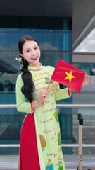 Áo Dài 34 Tỉnh Thành AD9002.2871 (áo lẻ)