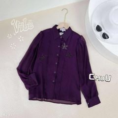 Áo Sơ Mi Hoa Chong Chóng A2911