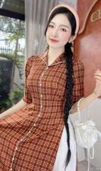 Áo Dài Caro San San AD2847 (áo lẻ)