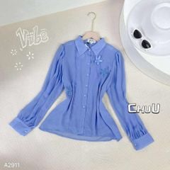 Áo Sơ Mi Hoa Chong Chóng A2911