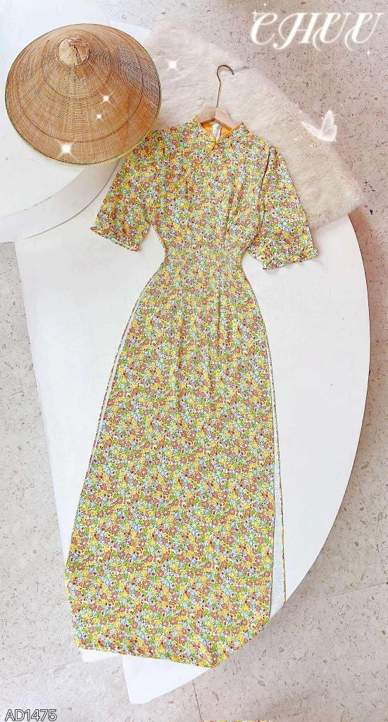 Áo Dài Nhi Anh Ngọc Đôi AD1475 (áo lẻ)