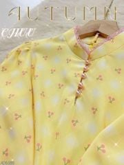 Áo Dài Tay Bồng Hạt Đậu AD1468 (áo lẻ)