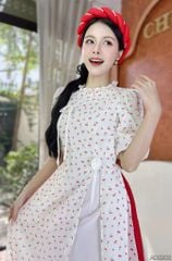 Áo Dài 4 Tà Đàn Bầu AD2802 (Áo lẻ)