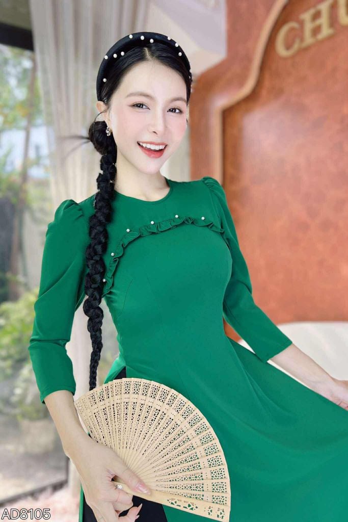 Áo Dài Bèo Cong AD8105 (áo lẻ)