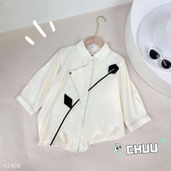 Áo Sơ Mi Hoa Xéo A2909