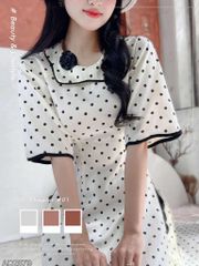 Áo Dài Cotton Bibo+PK AD9002.2879 (áo lẻ)