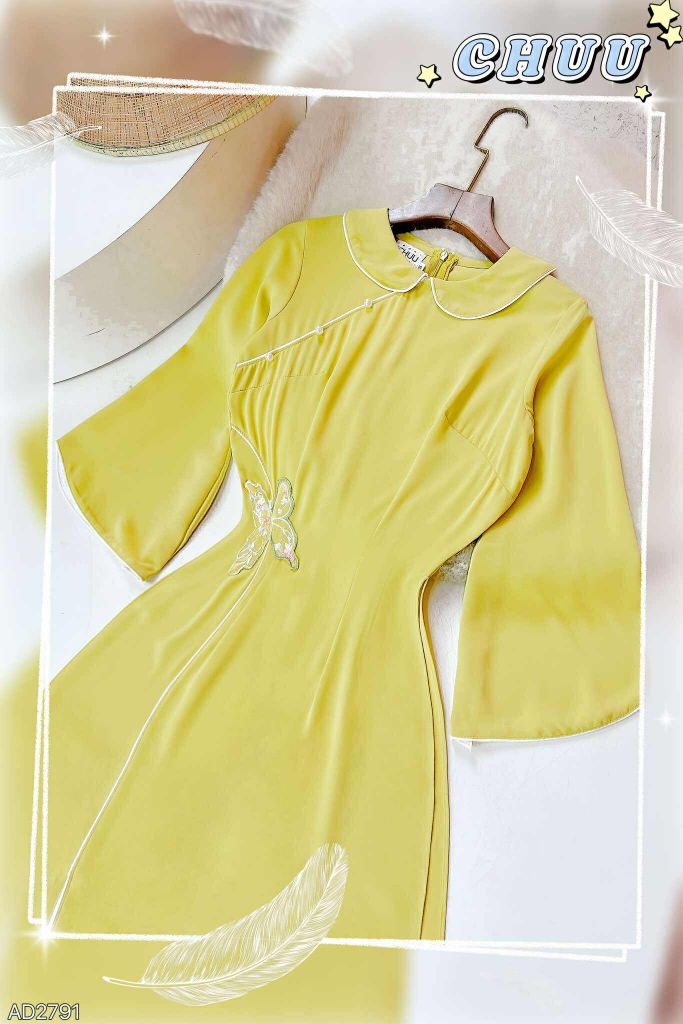 Áo Dài Eo Bướm Vũ AD9001.2791 (áo lẻ)