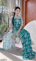 Áo Dài Tuyết Yêu Thương AD2874 (áo lẻ)